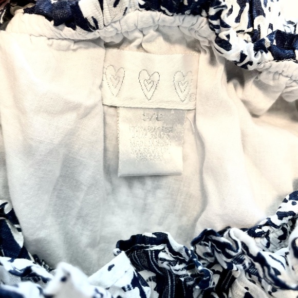 New Girl’s Three Hearts One Shoulder Floral Tank Top - Picture 8 of 8